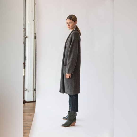 Lauren Manoogian Baby Alpaca Roll Cardigan - Picture 3 of 9